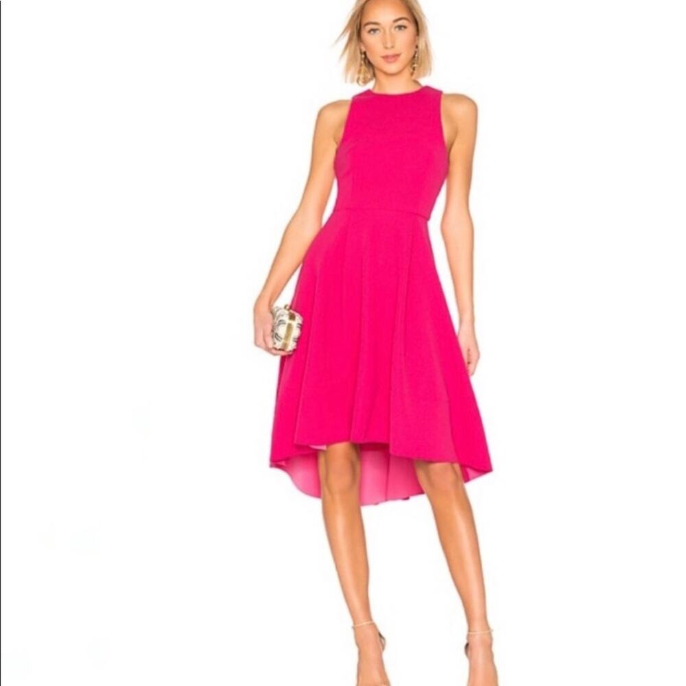 ELLIATT Evoked Hi/Lo Fit and Flare Vibrant Red Sleeveless NWT Cocktail Dress